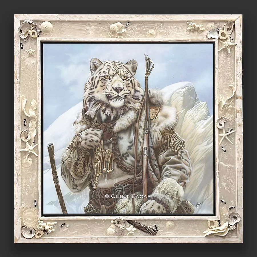 Winter Sentinel | Snow Leopard | Clint Eagar Design